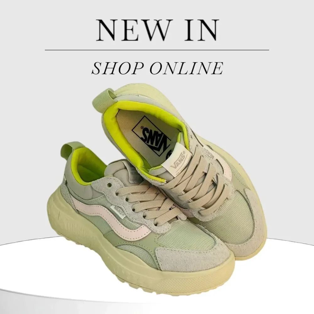 VANS OFF THE WALL Womens New Soccer Blue Green Athletic Sneakers - Size: 5.5